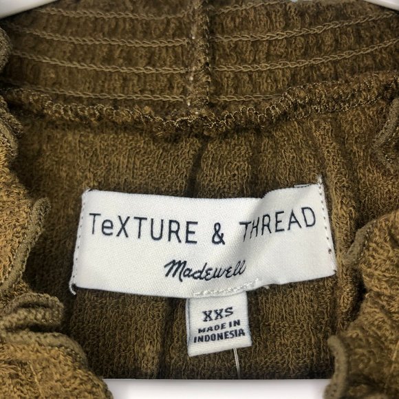 Madewell Texture and Thread Ruffle Neck Top - Picture 3 of 3